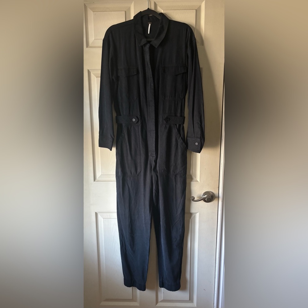 Black Utility Jumpsuit YRB brand